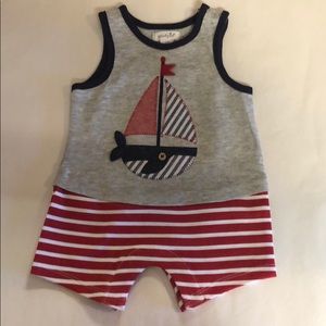 Sailboat all in one piece